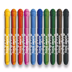 Alpino AR002010 stylo-feutre Multicolore 10 pièce(s)
