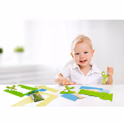 Alpino PT0036 ciseaux à bouts ronds Universel Découpe droite Vert