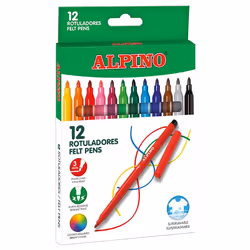 Alpino AR001002N, 12 couleurs, 3 mm, Multicolore, 12 pièce(s)