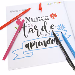 Alpino AR001052 stylo-feutre Fin/extra-large Noir, Bleu, Marron, Vert, Gris, Bleu clair, Vert clair, Orange, Rose, Rouge, Violet, Jaune 12 pièce(s) - Vue supplémentaire 4