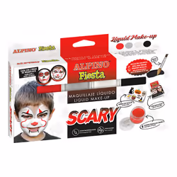 Alpino DL000113, Noir, Rouge, Argent, Blanc, Liquide, Adultes et enfants, 4 pièce(s), Boîte avec crochet