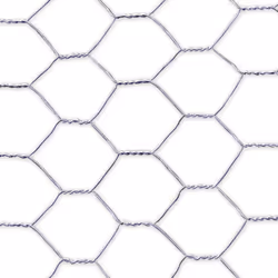 Grillage métalique 1 x 25 m - maille 25 x 0,8 mm - structure hexagonale - triple torsion