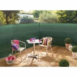 La natte tissée SUPRATEX 1,2 x 25 m , couleur verte est un brise-vue idéal pour créer l'intimité nécessaire dans votre jardin ...