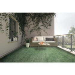 Nortene - Moquette synthétique Lubeck Pro vert - 2 x 5 m - pp fibrillé 15 mm de haut