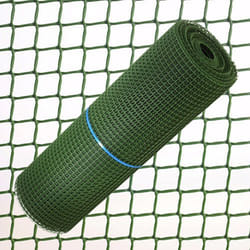 Tissu carré en plastique 1,0 cm. x 1 Mètre. Rouleau Vert 25 Mètres