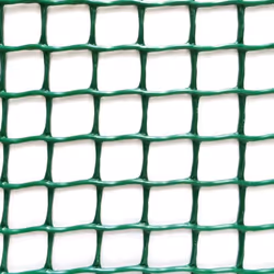 Rouleau de filet cadrinet vert clair 1x25m carré : 10x10mm matériau : polypropylène. 300gr. thermo-soudé. facilement adaptabl ...