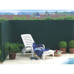 Brise vue vert en maille plastique 100% occultant 1,8 x 25 m TANDEM