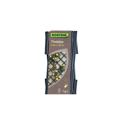 Nortene - Treillis extensible en pvc 0,5 x 1,5 m gris treilliflex