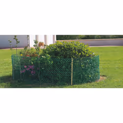 Grillage plastique de petite taille mesurant 40 cm pour protéger les parterres de fleurs. Dimension: 0,4 x 25 m Maille: 2,3 c ...