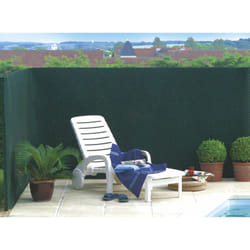 Nortene - Brise vue vert en maille plastique 100% occultant 1 x 3 m tandem