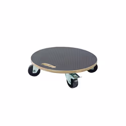 Support à roulettes bois FSC FLORA ROLL STRONG - Marron - Ø 40 cm