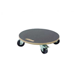 Support à roulettes bois FSC FLORA ROLL STRONG - Marron - Ø 40 cm