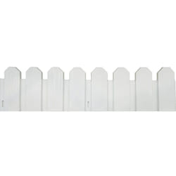 NORTENE 4 bordures flexibles en plastique - Blanc - 20x80cm