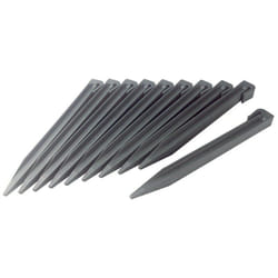 Nortene - Lot de 10 piquets d'ancrage Etik Fix anthracite - pp pour bordure etik bordura