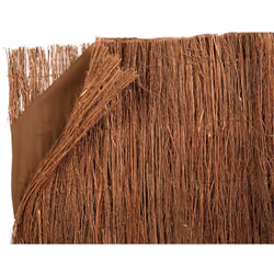 Lot de 3 couches de bruyère naturelle + 1 brise-vue TRIOBRUC 1,5 x 3 m - Marron