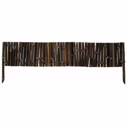Bordure en bambou naturel pour la délimitation d’espaces dans le jardin. Constituée de sections de bambou reliées entre elles ...