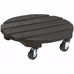 Support à roulettes en bois peint pour déplacer facilement les objets imposants, tels que des pots de fleurs. Matière : Bois  ...