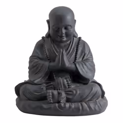 Ouvrez vos chakras et détendez-vous dans votre jardin fleuri. La statue Happy Buddha de 53 cm de haut va pouvoir décorer votr ...