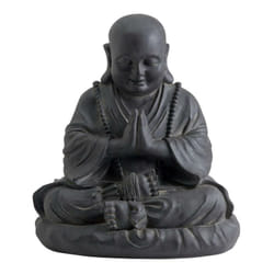 Nortene - Statue décorative happy buddha en fibre de verre et argile - 53 cm