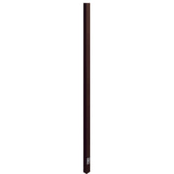 Nortene - Poteau alupost pour panneaux décoratifs - 2,15 m - aluminium - Rouille