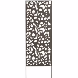 Description générale Panneau décoratif en métal avec motifs ajourés, idéal pour planter dans la terre ou fixer sur un mur. Ce ...