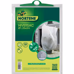 Housse d’hivernage idéale pour la protection des plantes ou arbustes en pot. En polypropylène non tissé 50 g/m2 Traité anti-U ...