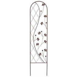 Nortene - Treillis floral zen' Yin and Yang' 0,35 x 1,50 m - Marron