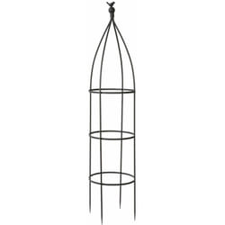 Nortene - Treillis en métal galbé 'Birdy Obelisk' 0,35 x 1,50 m