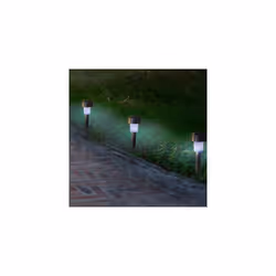La pièce. Balise solaire à planter. Parfait pour délimiter une allée. LED de couleur blanche, pile rechargeable AAA 1,2 V-100 ...
