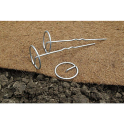 Clous de Fixation Ergonomiques en Métal Gris 20cm