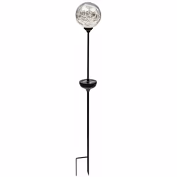 Globe solaire à planter "Ophea" en verre transparent