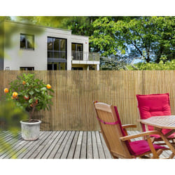 Canisse synthétique imitation osier naturel "Fency Wick" 1,50 x 3 m