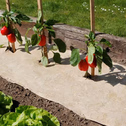 Une solution naturelle de paillage pour un jardin ou potager. Facile d'entretien. Le mélange de chanvre et de lin sous forme ...