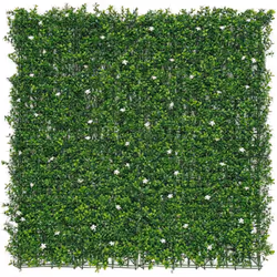 jardin vertical fleurs de jasmin couleur verte 1x1m. aspect luxuriant et épais. facile à couper et à personnaliser. convient  ...