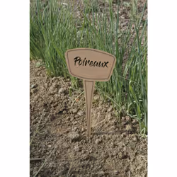 Ces étiquettes marrons vous permettront d'étiqueter et nommer plantes et semis dans votre jardin ou potager. La partie haute ...