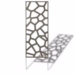 Panneaux en métal, avec motifs décoratifs Le panneau en métal Déco Panel peut soit être planté en terre, soit être fixé à un  ...