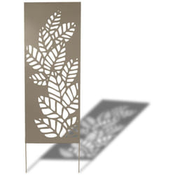 Nortene - Panneau en métal Deco Panel - Brun - 0,60 x 1,50 m - pose murale ou sur sol meuble