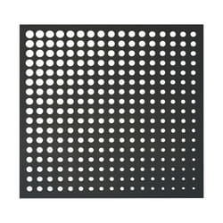 Nortene - Panneau décoratif Moon anthracite - 1 m carré en résine polypropylène - fixé au mur
