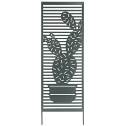 Nortene - Trellis métal décoratif à planter cactus - 0,33 x 1,20 m - Bleu/vert