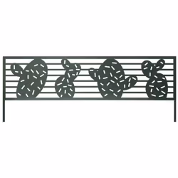 Bordure à planter pour délimiter un parterre de fleurs ou une allée Réalisée en métal peint, fabrication très résistante. Fac ...