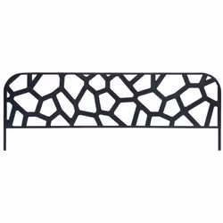 Bordure à planter pour délimiter un parterre de fleurs ou une allée. Réalisé en métal peint, fabrication très résistante. Fac ...
