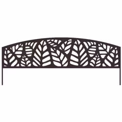 Nortene - Bordure métal décoratif à planter athea - 0,40 x 1m - Brun