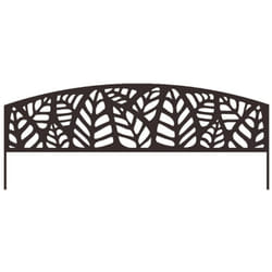 Nortene - Bordure métal décoratif à planter athea - 0,40 x 1m - Brun