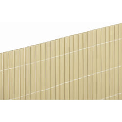 Nortene - Canisse pvc double face 20mm - coloris Bambou - 1,5x3m