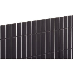 Nortene - Canisse pvc double face 20mm - Anthracite - 1x3m