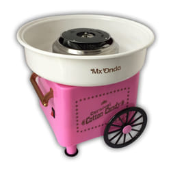 Mx Onda MX-AZ2765 machine à barbe à papa Rose, Blanc 500 W