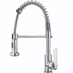 Teka IN 939, Vers le haut, Chrome, Acier inoxydable, Poignées de levier, Unique, 3/8"