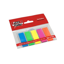 Fixo 65006180 Post-it Rectangle Couleurs assorties 25 feuilles Auto-adhésif