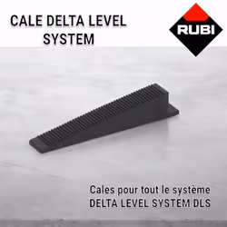 Cales DELTA LEVEL SYSTEM RUBI – Réutilisables pour nivellement carrelage Les cales du système DELTA LEVEL SYSTEM de RUBI sont ...