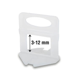 Indicateur de niveau de carrelage Rubi DELTA LEVEL SYSTEM; 3-12 mm; 1 mm; 200 unités